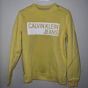 Calvin Klein Yellow crewneck